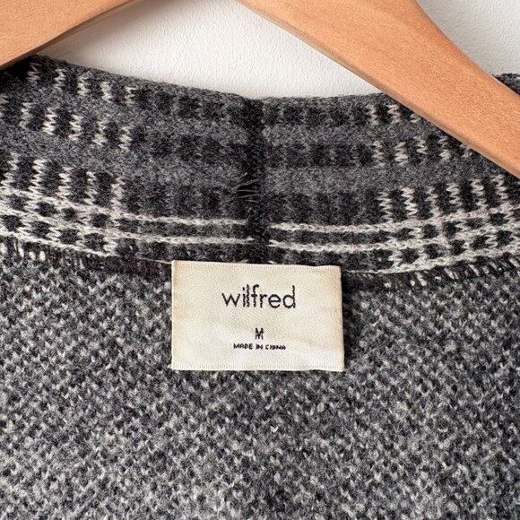 Aritzia Wilfred Brullon Sweater Cardigan Jacket in 100% Merino Wool Size Medium - Picture 5 of 6